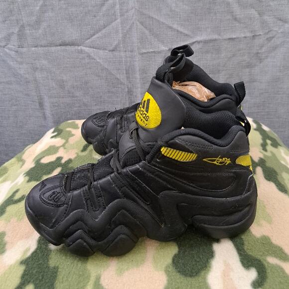 %adidas Crazy 8 J Black/Black/Yellow Gs Basketball Size 6 Kobe / A 51